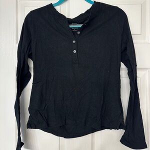 Gap Knit Henley Long Sleeve